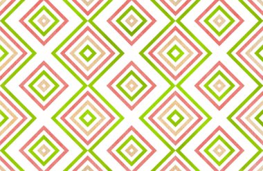 Sulu Boya geometrik desen.