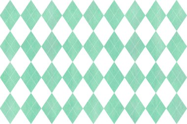 Suluboya elmas desen.