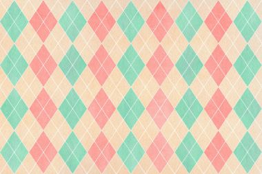 Suluboya elmas desen.