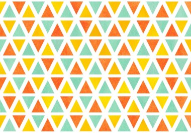 suluboya üçgen desen.