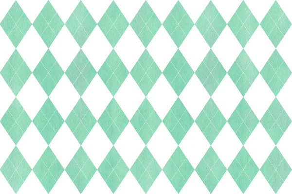 Watercolor diamond pattern. — Stock Photo, Image