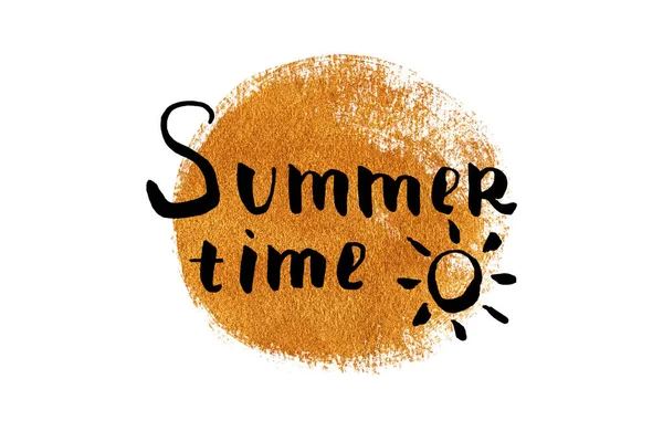 Summer time lettering. — Stock Photo, Image