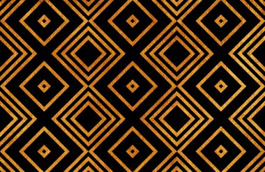 Geometrik altın desen.
