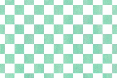 Suluboya Kare Deseni.