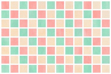 Sulu Boya geometrik desen.