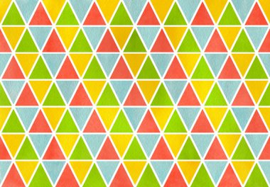 suluboya üçgen desen.