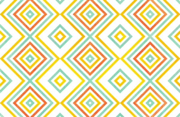 Sulu Boya geometrik desen.