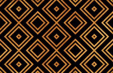 Geometrik altın desen.