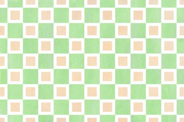 Suluboya Kare Deseni.