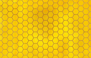Sulu Boya geometrik tarak desen.