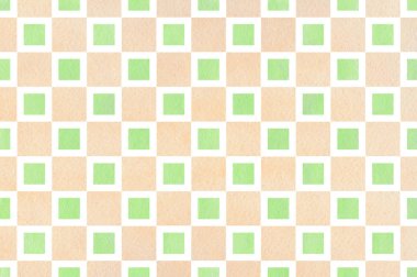 Suluboya Kare Deseni.