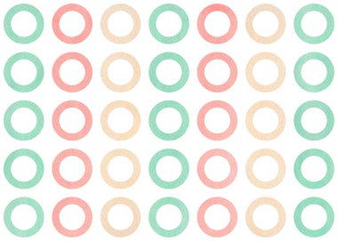 suluboya daireler desen.