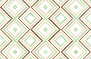 Sulu Boya geometrik desen.