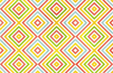 Sulu Boya geometrik desen.