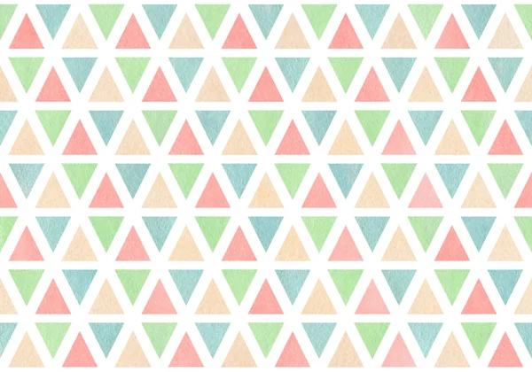 Akvarel triangle vzor. — Stock fotografie