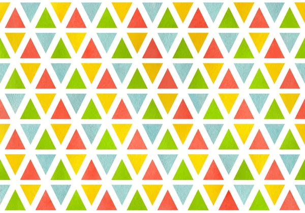 Watercolor triangle pattern. — Stock Photo, Image