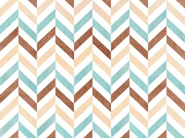 Sulu Boya çizgili arka plan, chevron.