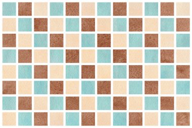 Sulu Boya geometrik desen.