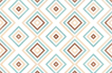 Sulu Boya geometrik desen.