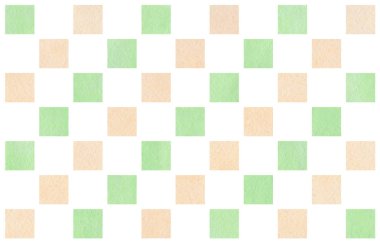 Sulu Boya geometrik desen.