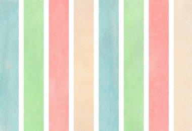 Suluboya Çizgili Arkaplan.