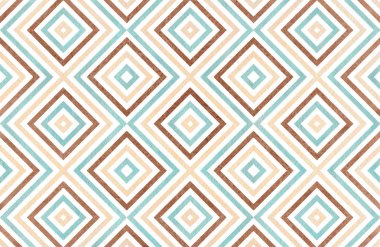 Sulu Boya geometrik desen.