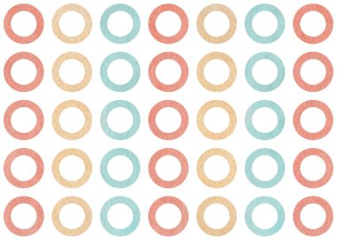 suluboya daireler desen.