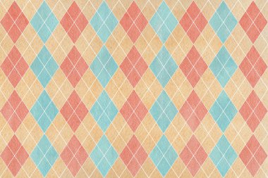 Suluboya elmas desen.