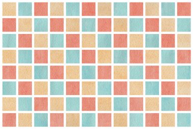 Sulu Boya geometrik desen.