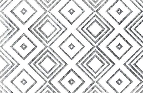 Zilveren geometrische patroon. — Stockfoto
