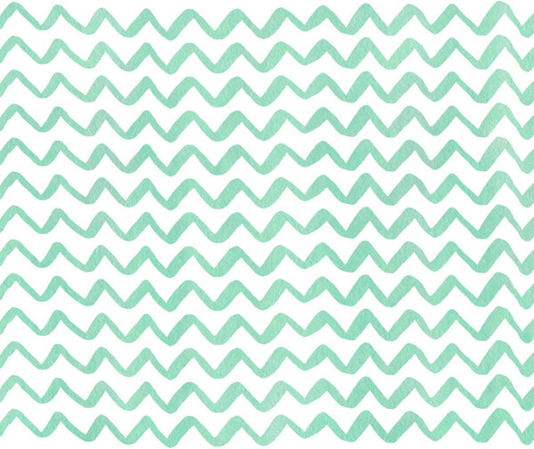 Watercolor stripes background, chevron.