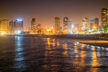 tel aviv. jaffa gece görüş.