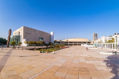 Tel Aviv'de Habima Meydanı.