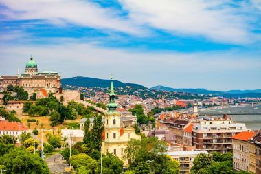 Budapeşte Üstten Görünüm.