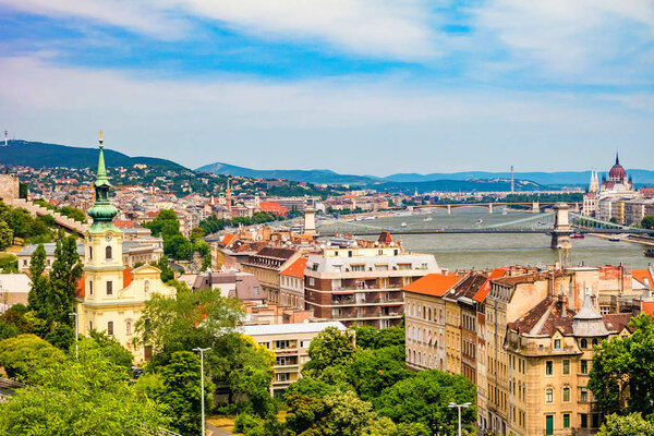 Top view of Budapest.