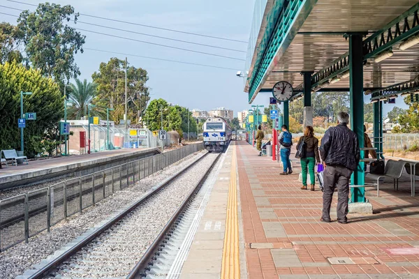 Comboio na estação de trem Acre . — Fotografia de Stock