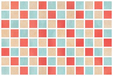 Sulu Boya geometrik desen.