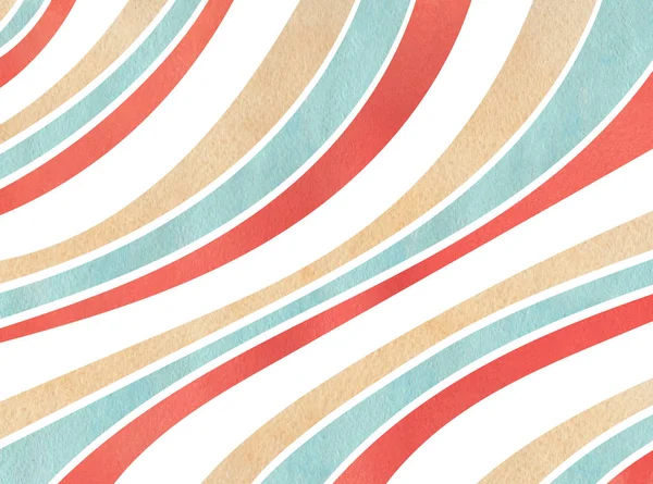 Watercolor striped background. — Stock Photo, Image