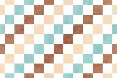 Suluboya Kare Deseni.