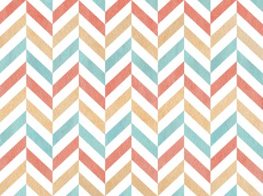 Sulu Boya çizgili arka plan, chevron.