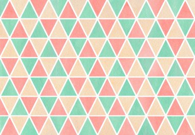 suluboya üçgen desen.