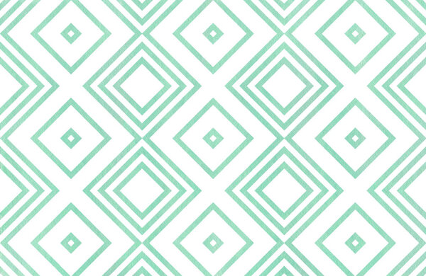 Watercolor geometrical pattern.