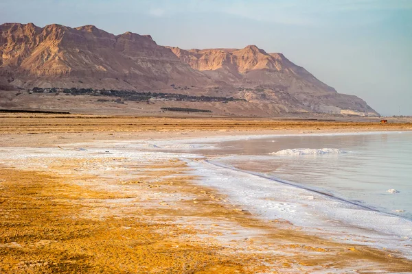 Соленое побережье Мертвого моря . — стоковое фото