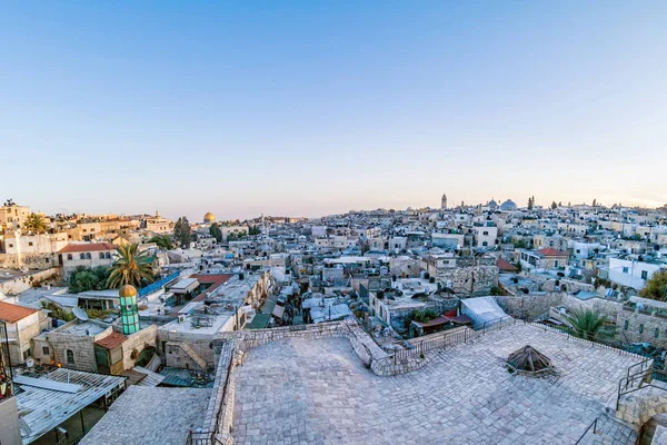 Střechy starého města Jeruzalém, Izrael — Stock fotografie
