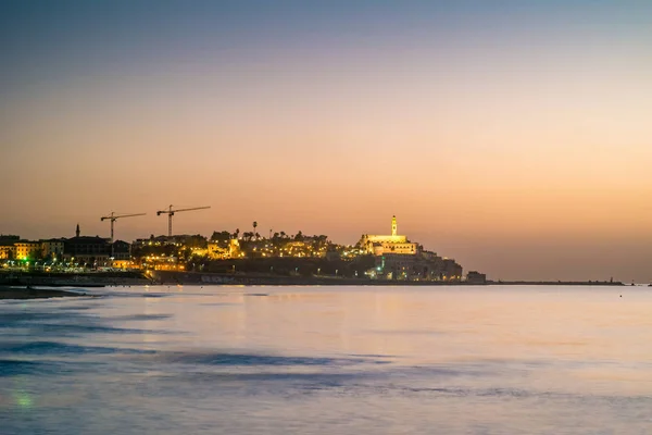 Gamla stan i Jaffa på sunset. — Stockfoto