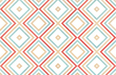 Sulu Boya geometrik desen.