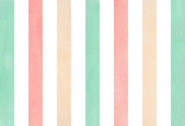 Watercolor striped background. clipart