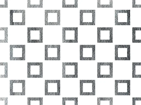 Zilver geschilderde vierkante patroon. — Stockfoto