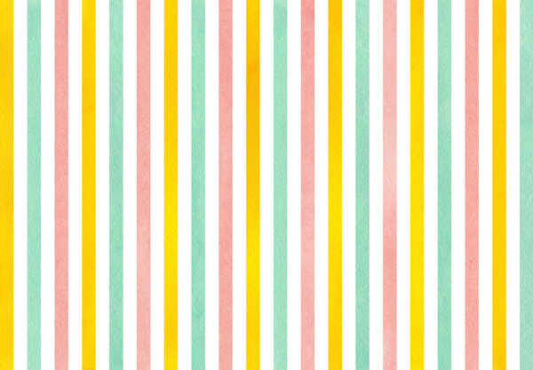 Watercolor striped background.