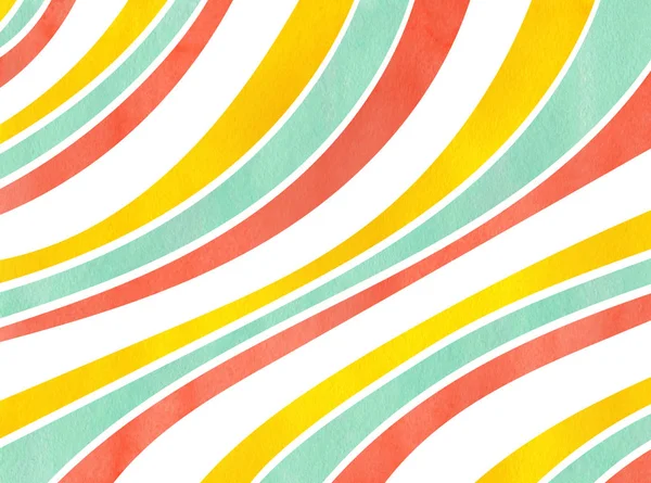 Watercolor striped background. — Stock Photo, Image